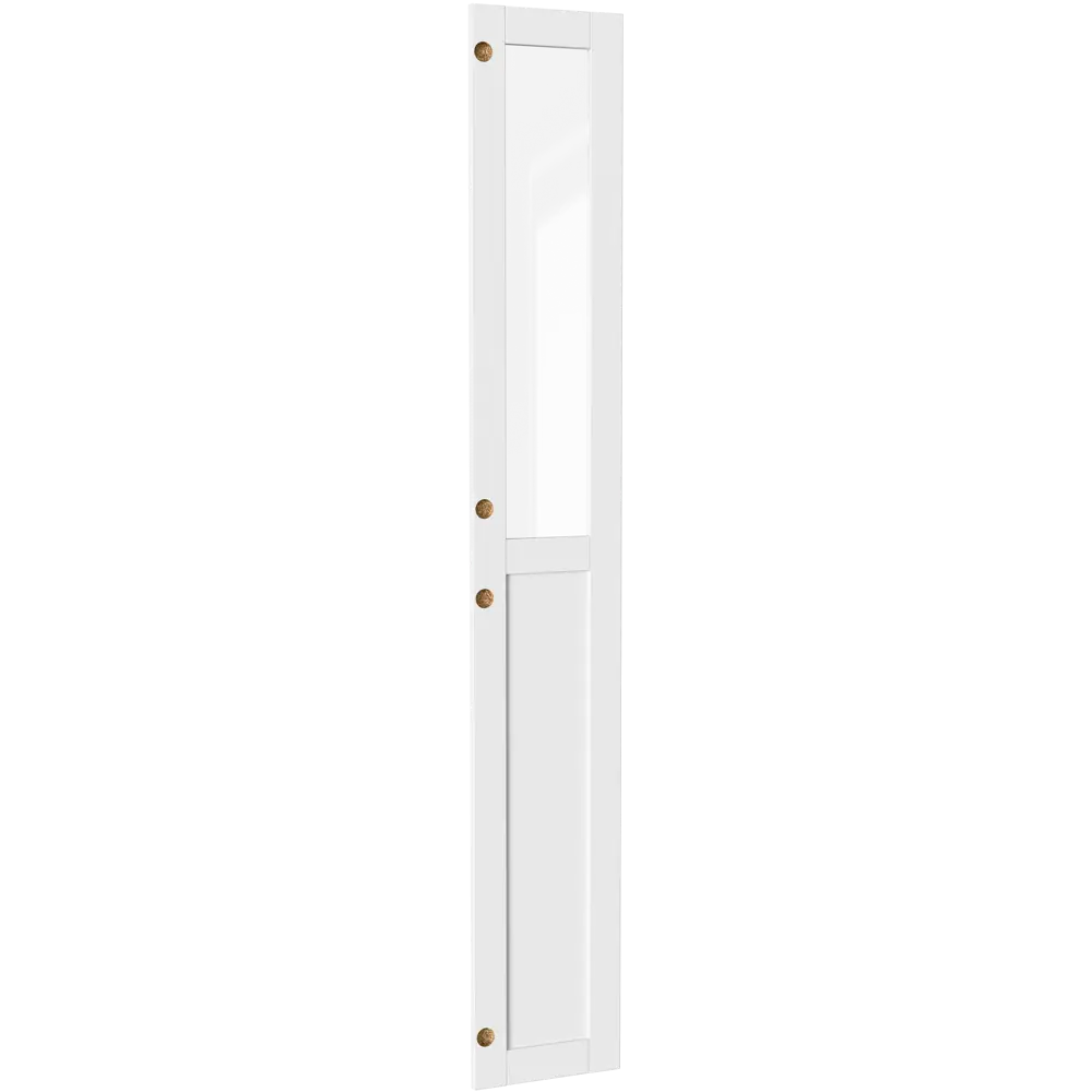 Дверь для шкафа Буккер правая 1 стекло 29.7x193.8x1.6 см ДСП цвет белый Santreyd STLM-2165846 - Вид №5