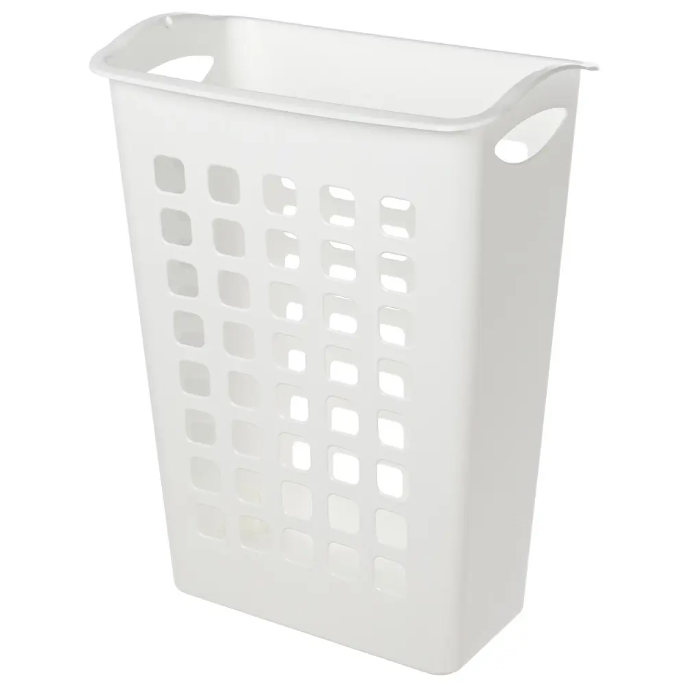 Корзина для белья узкая Бытпласт 43х26х58 см полипропилен цвет белый STLM-2145862 - Вид №4