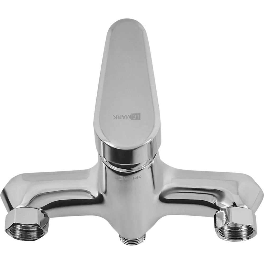 Смеситель для ванны Lemark Point LR0351C однорычажный универсальный с лейкой и шлангом цвет хром STLM-2126860 - Вид №4