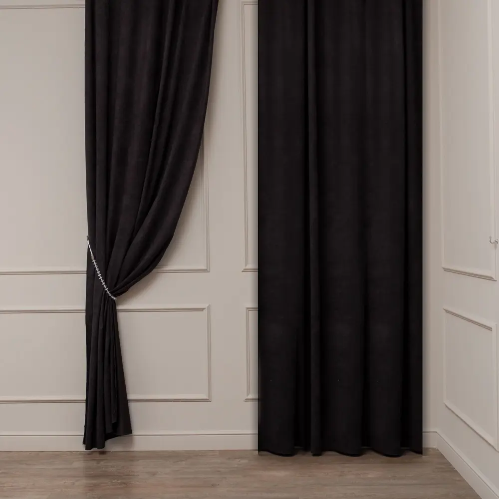 Ткань 1 м/п Felice вельвет 300 см цвет серый TEX REPUBLIC STLM-2118731 - Вид №3