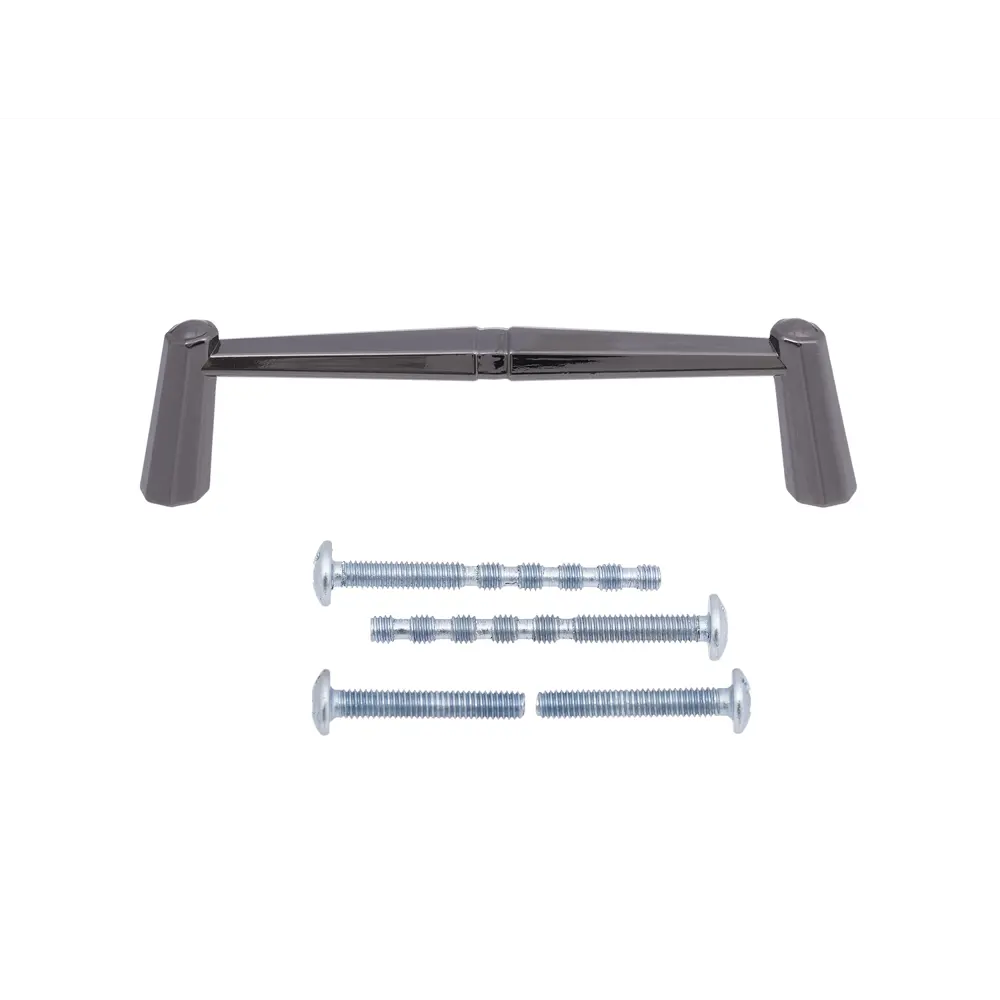 Мебельная ручка-скоба Orleans черный никель 96 мм PALLADIUM STLM-2156377 - Вид №1