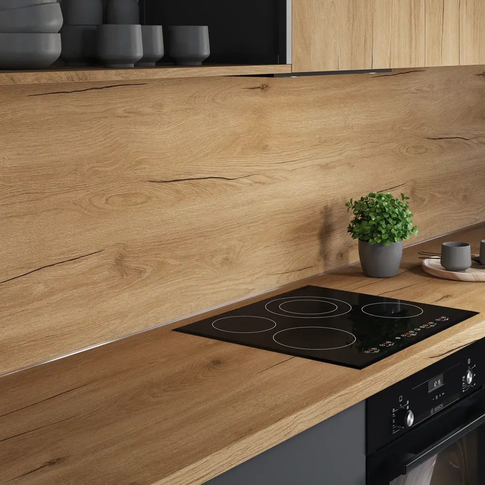 Столешница KONSENSA Верея 60x240x3.8 см ДСП цвет коричневый ДСП Постформинг STLM-2013780 - Вид №6