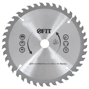 Диск по дереву FIT 210x30 мм 37780