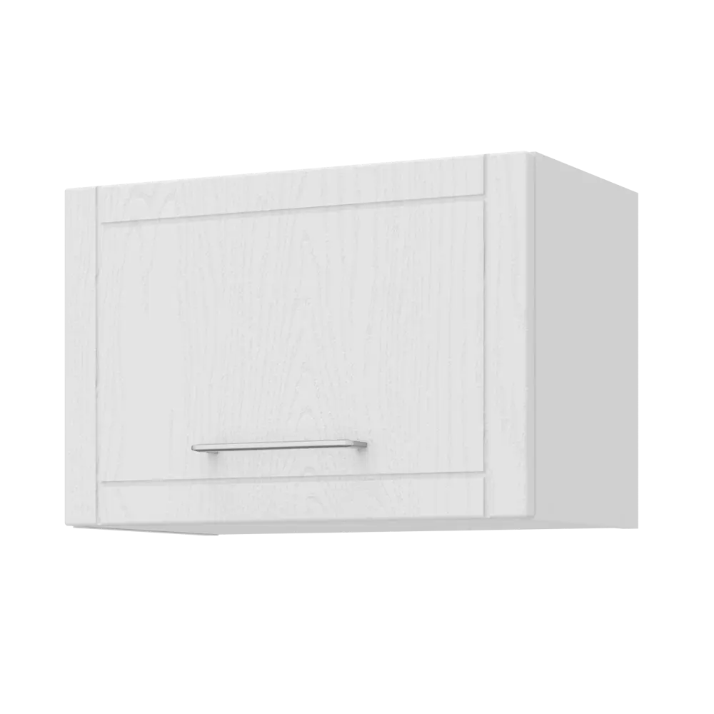 Кухонный шкаф навесной над вытяжкой Агидель 50x33.8x29 см МДФ цвет белый DELINIA STLM-2055833 - Вид №1