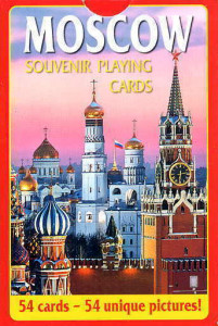 568623 Игральные карты сувенирные "Москва" Медный всадник
