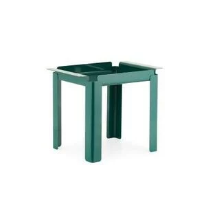 Металлический столик Box маленький 40х48х33 см, цвет морской волны