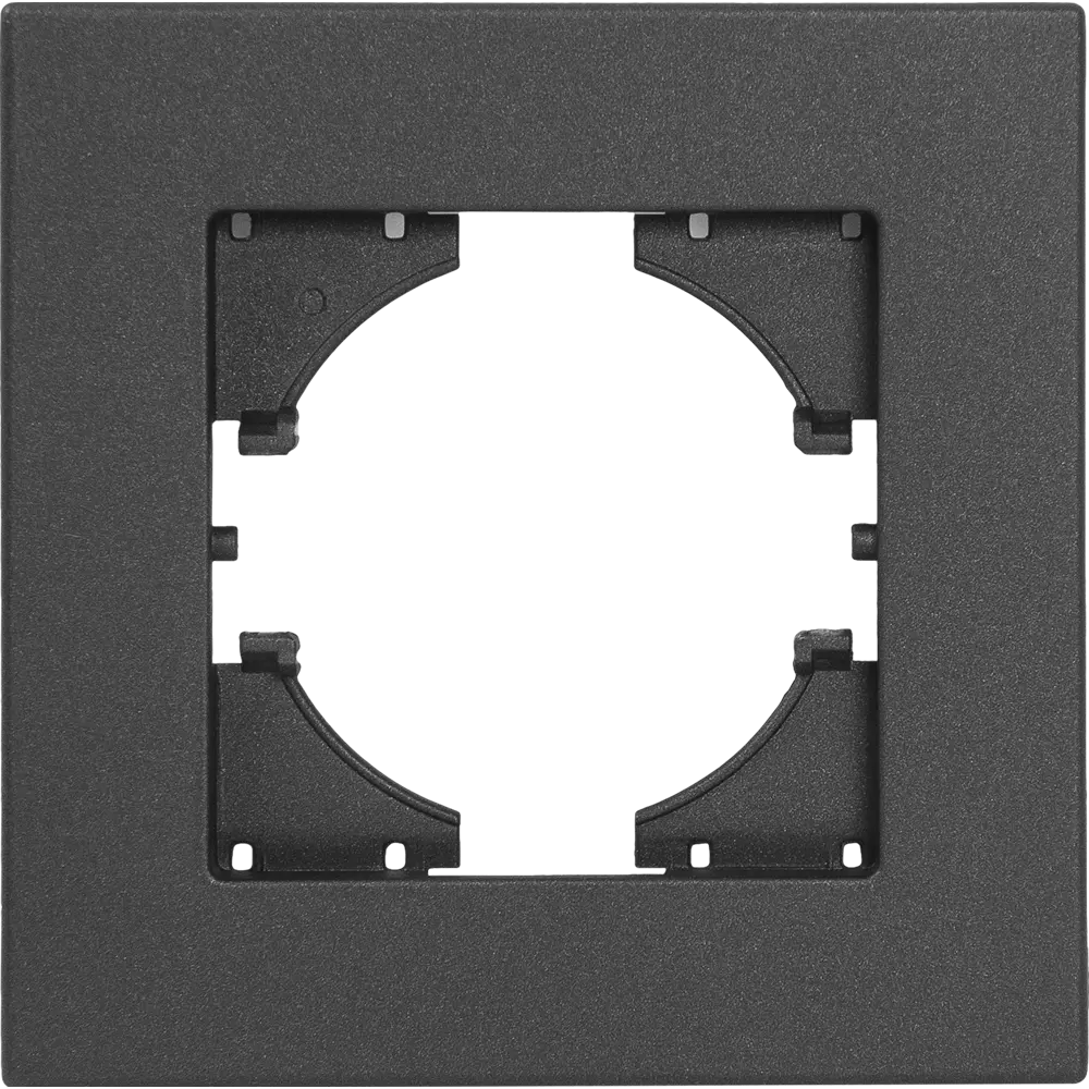 Рамка GUSI Electric City графит для розеток и выключателей 84695698 Ugra STLM-0053798