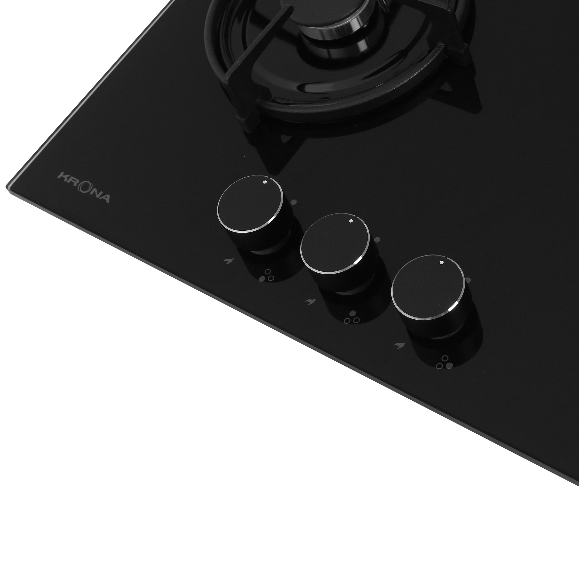 5046437 Газовая варочная поверхность KRONA FELICE 45 BL KRONA1 STDN-0105979 - Вид №2