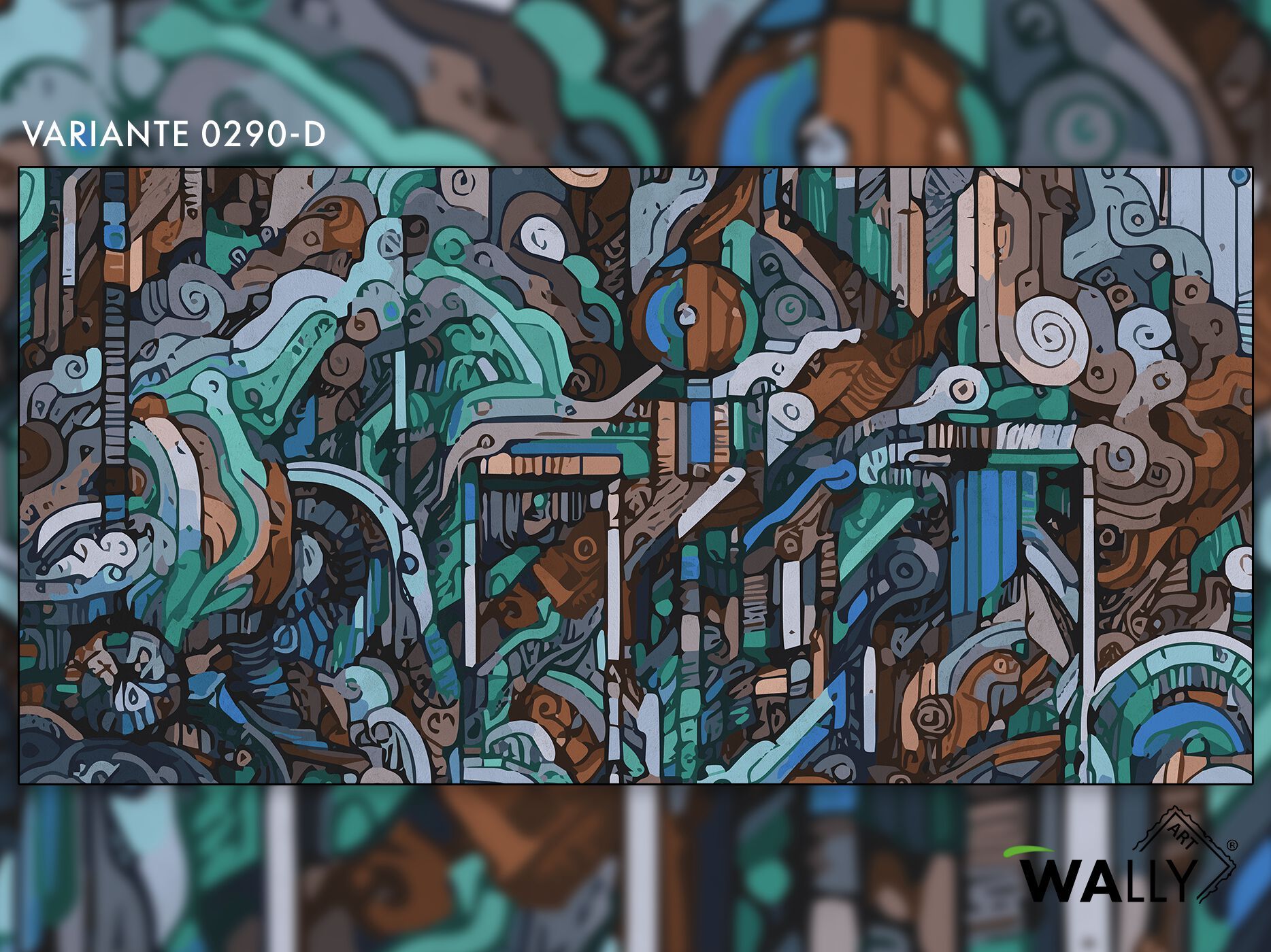 Моющиеся нетканые обои WALLYART BAUHAUS ARCH-00103922 - Вид №6