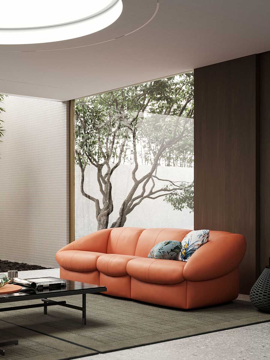 Кожаный модульный диван Poltrona Frau коллекция - диваны и кресла ARCH-00027966 - Вид №10