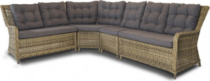 190 "Бергамо" модульный диван из ротанга, цвет соломенный 4SIS