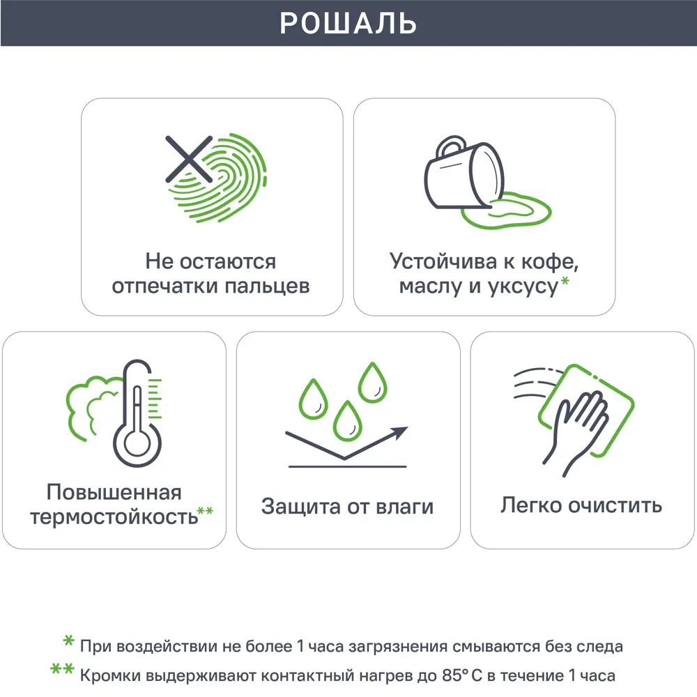 Фасад кухонного шкафа Рошаль 79.7x25.3 см KONSENSA ЛДСП цвет темное дерево STLM-2130149 - Вид №4