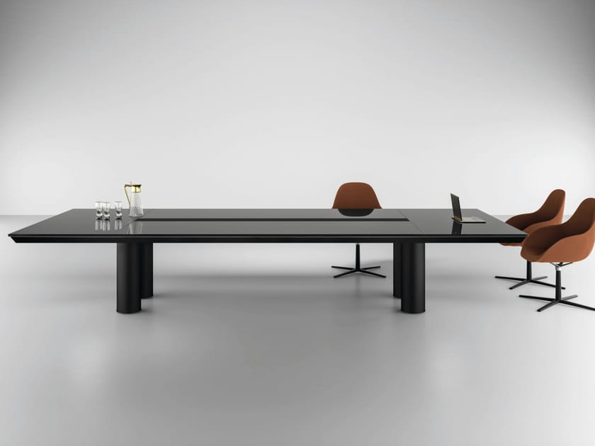 Деревянный прямоугольный стол для совещаний с системой люверсов Martex Han ARCH-00027135