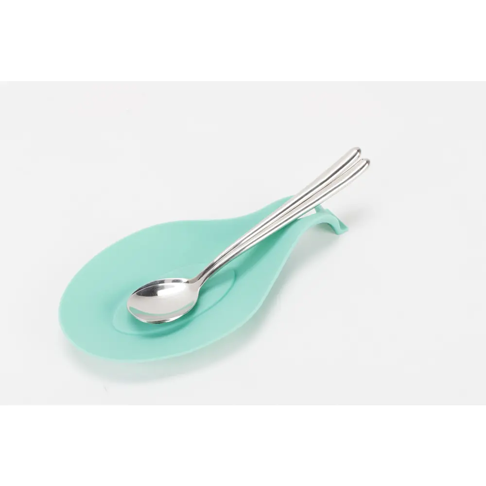 Подставка под ложку силиконовая 23x12 см цвет мята Santreyd STLM-2077886 - Вид №2