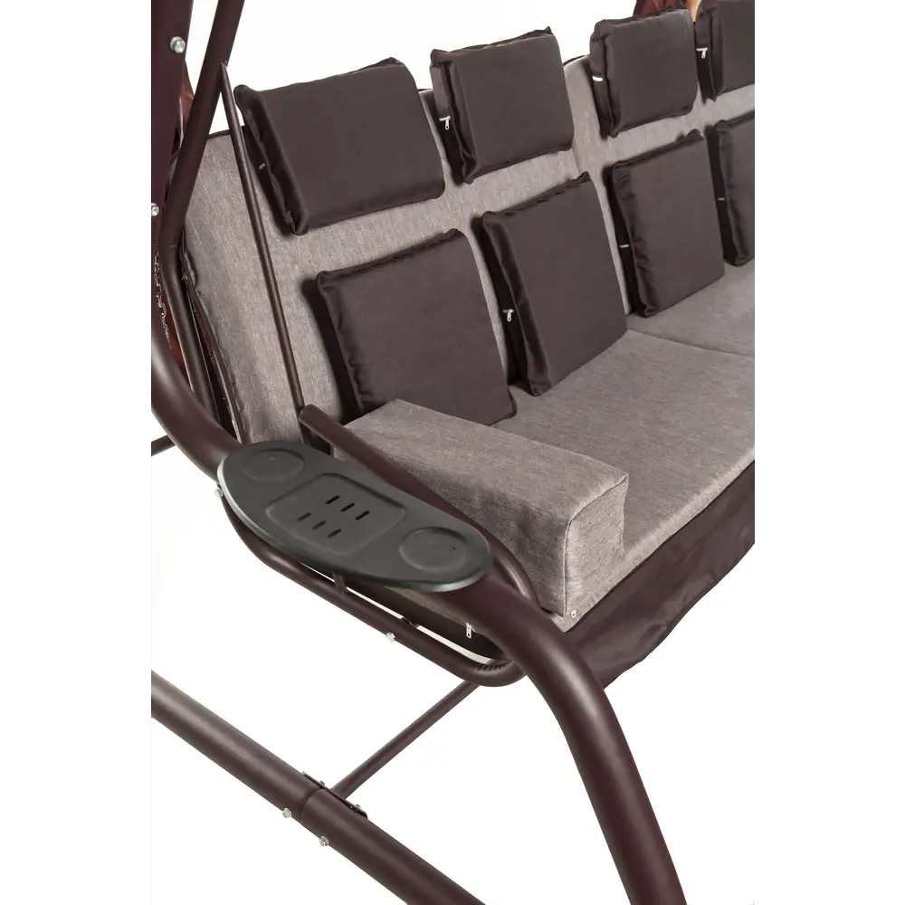Качели садовые Маранди 4-х местные (до 400 кг) коричневый Santreyd STLM-2073142 - Вид №4