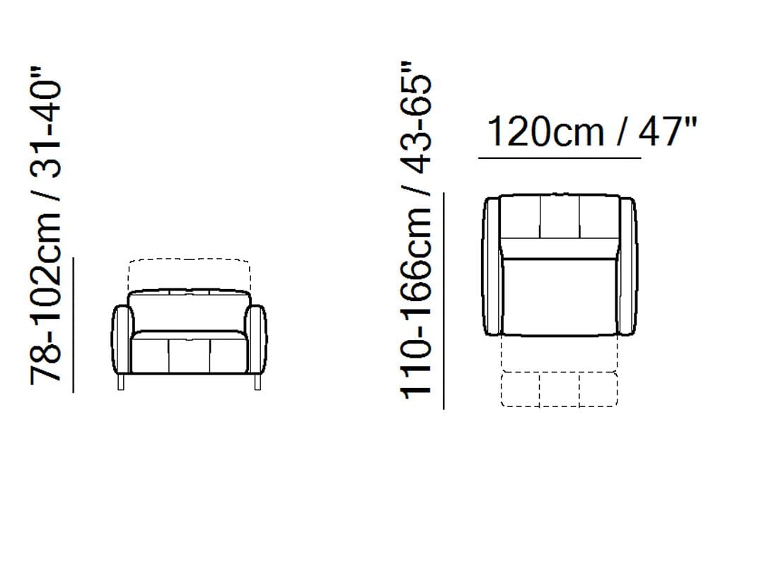 Кресло с откидной спинкой Natuzzi Italia Sophy ARCH-00113293 - Вид №2