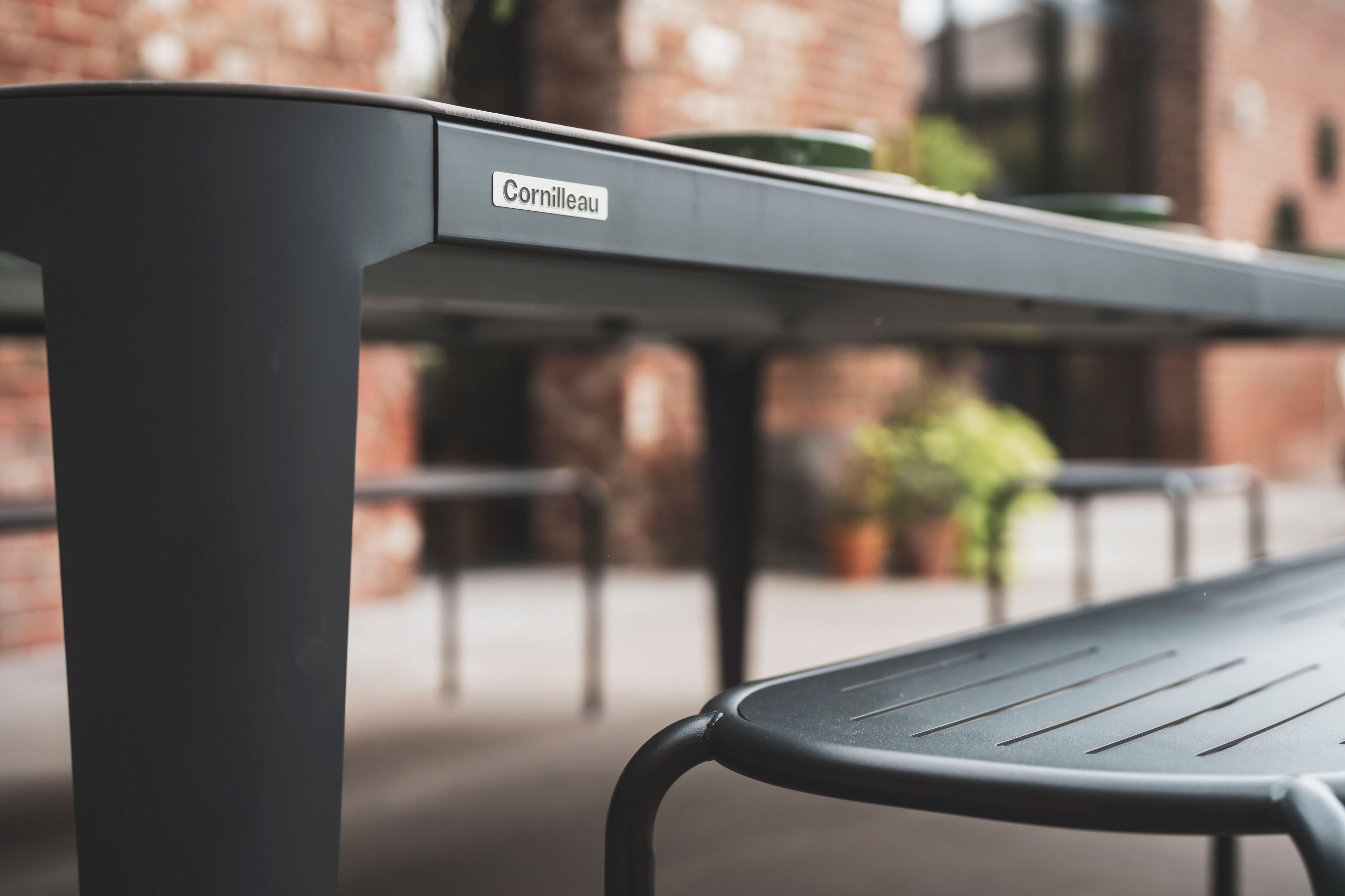 Оцинкованная стальная скамья Cornilleau Hyphen ARCH-00126268 - Вид №5