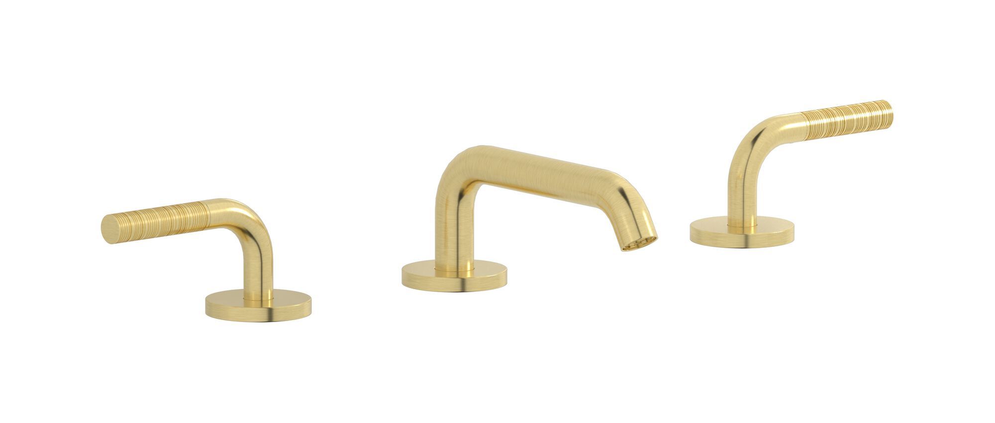 Смеситель для раковины с 3 отверстиями для пола с автоматическим сливом IB винил ARCH-00118431 - Вид №4