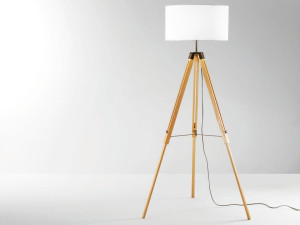 Торшер из дуба со штативом