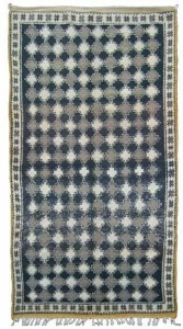 AFOLKI Прямоугольный шерстяной коврик с геометрическими мотивами Tazenacht Ta535be