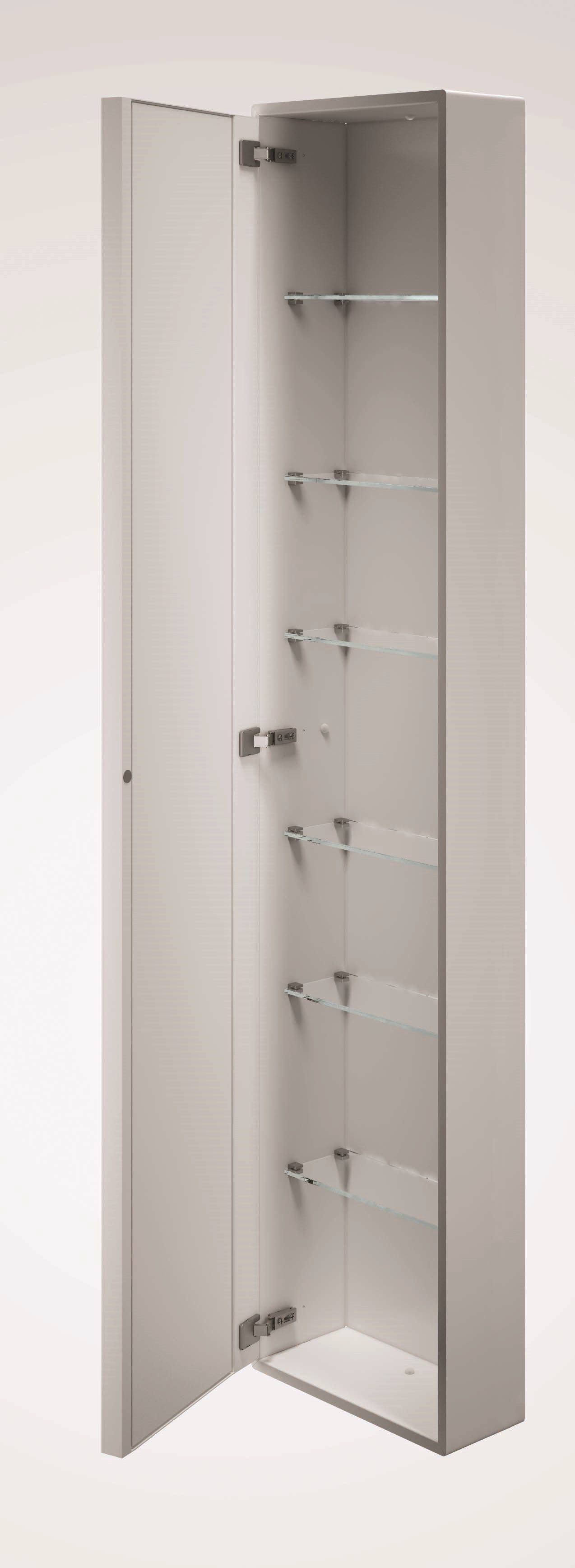 Модуль со стеклянными полками, распашная дверь с зеркалом INDA® My secret ARCH-00145609 - Вид №2
