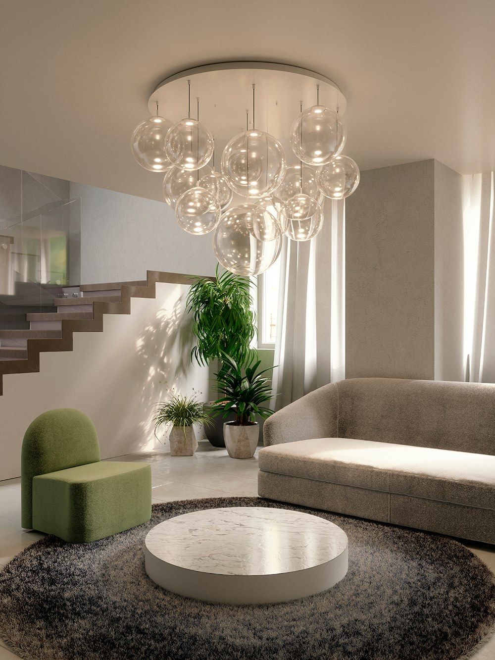 Выдувное стекло светодиодный подвесной светильник Cangini & Tucci Pit ARCH-00052128 - Вид №8