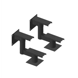 Каркас для крыльца 2 ступени черный