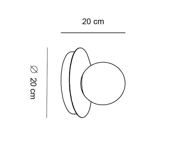 Настенный светильник из железа и алебастра Alma light ARCH-00123160 - Вид №2