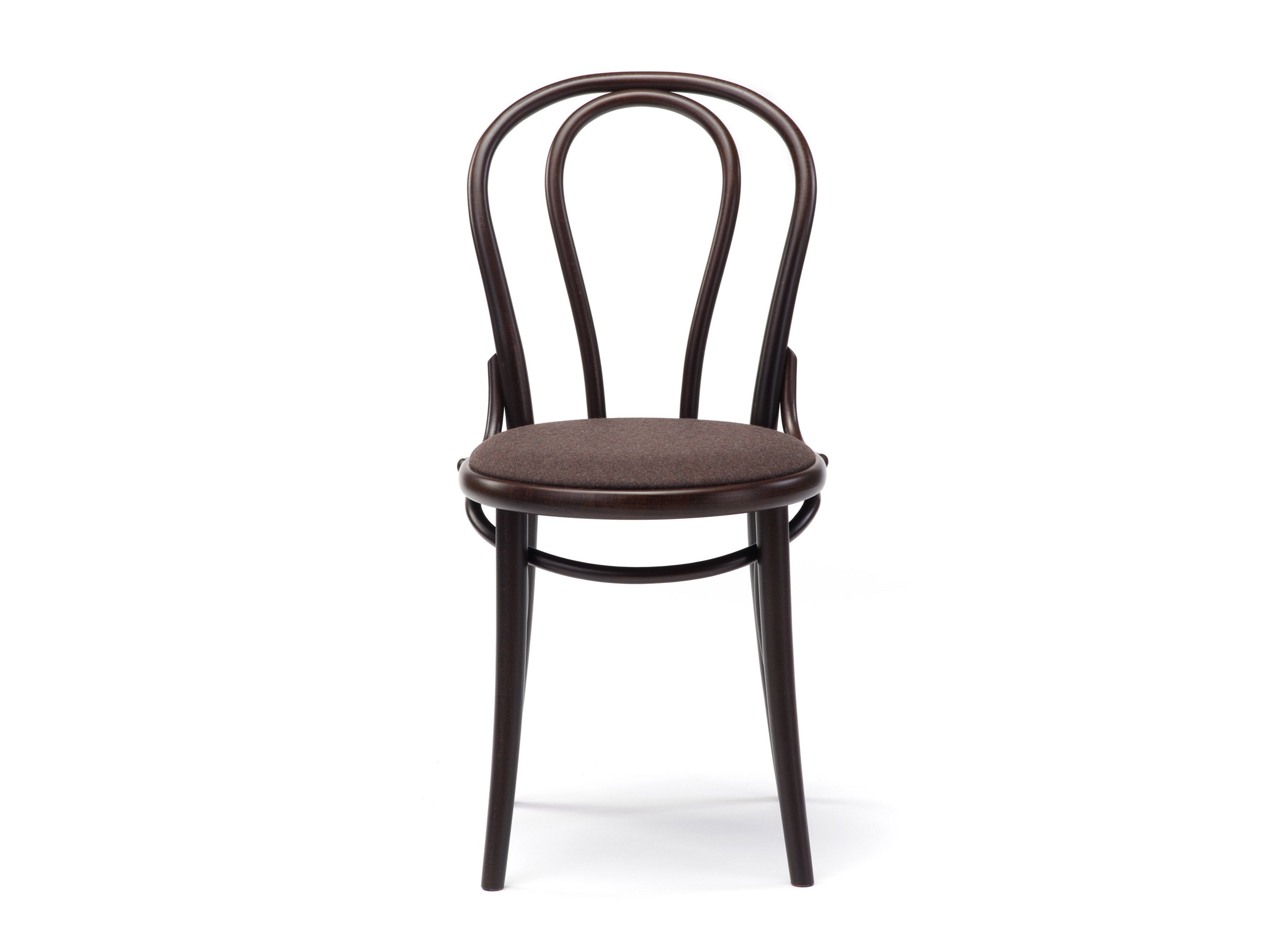 Деревянный стул с мягким сиденьем TON N° 18 ARCH-00130311 - Вид №1