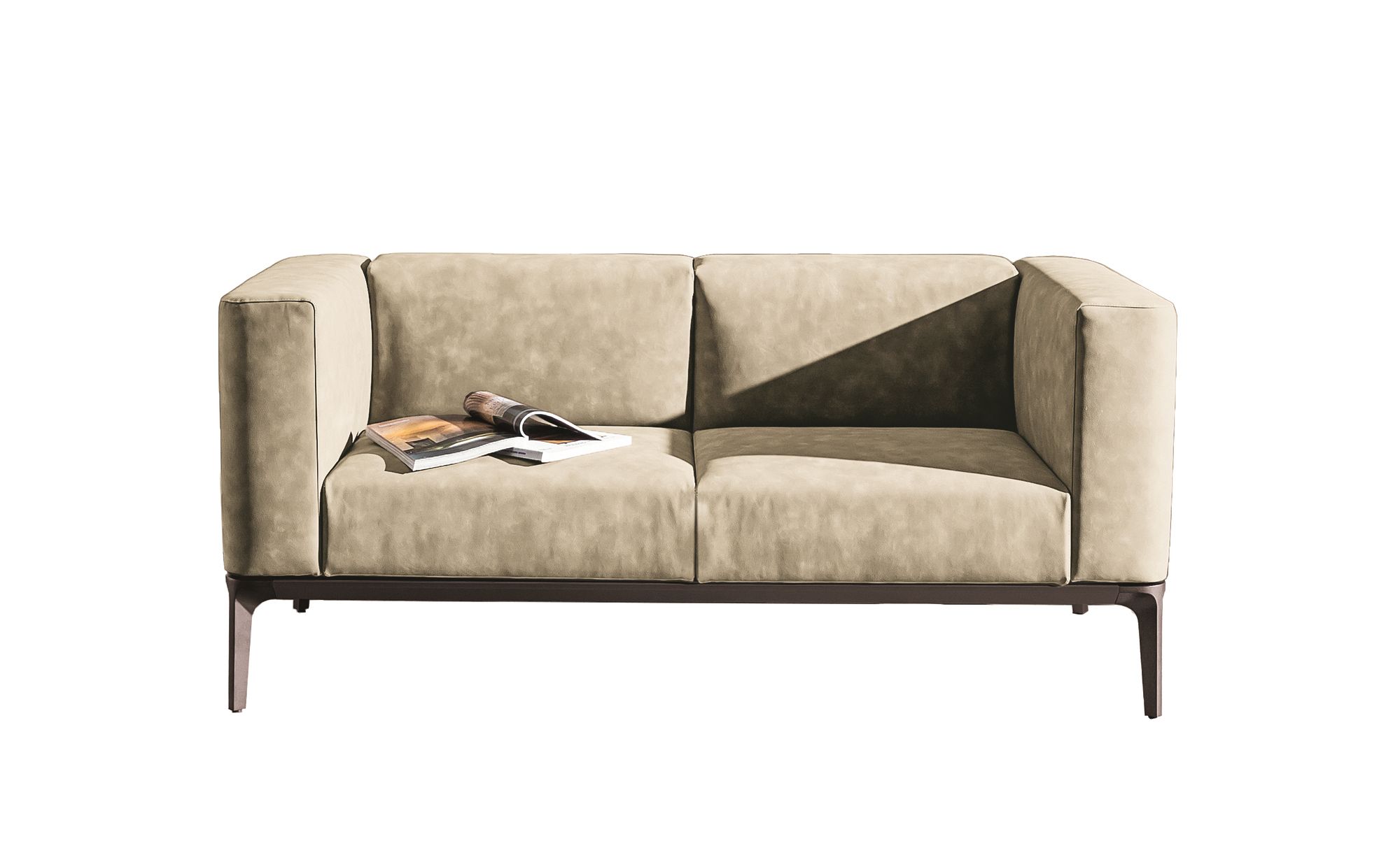 2-местный кожаный диван Sovet Italia тонкий ARCH-00107927 - Вид №1