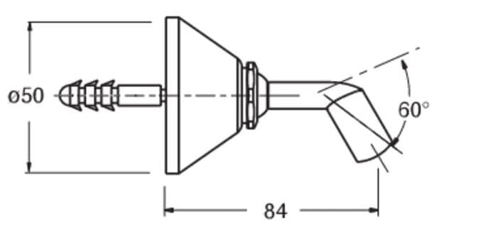 Регулируемая подставка для душа из АБС-пластика CRISTINA Rubinetterie дополнения для душа / ванны / умывальника-Shower &amp ARCH-00054254 - Вид №1