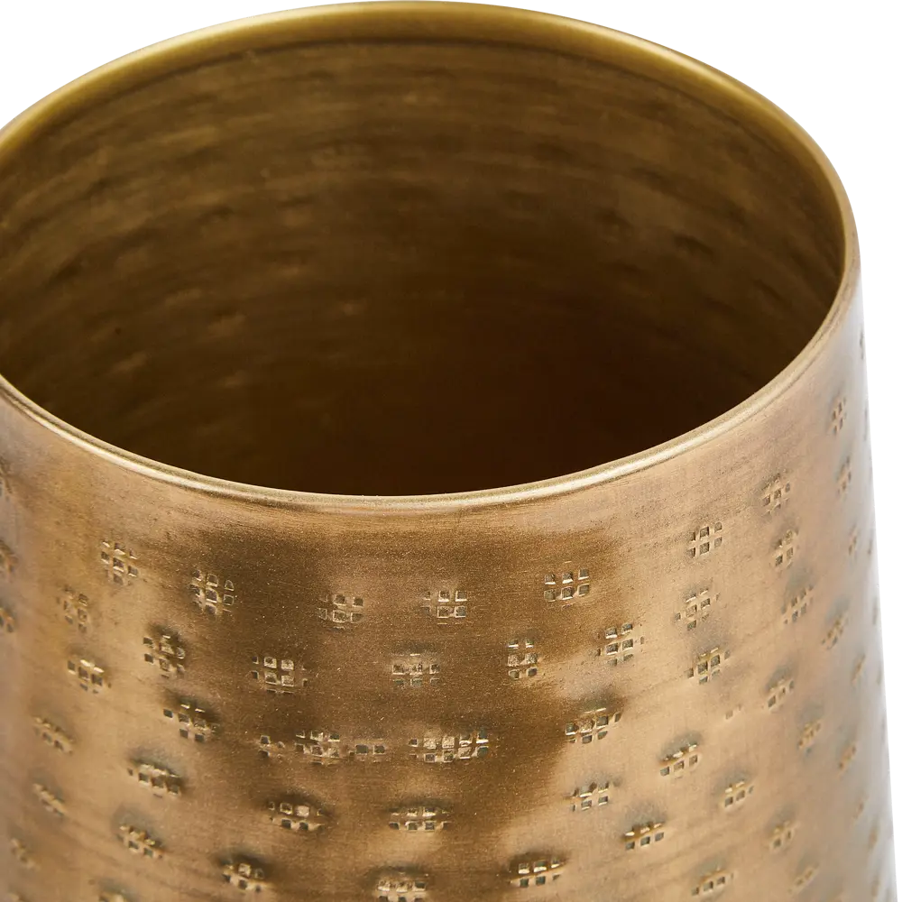 Ваза металл коричневый 23 см Atmosphera STLM-2189532 - Вид №2