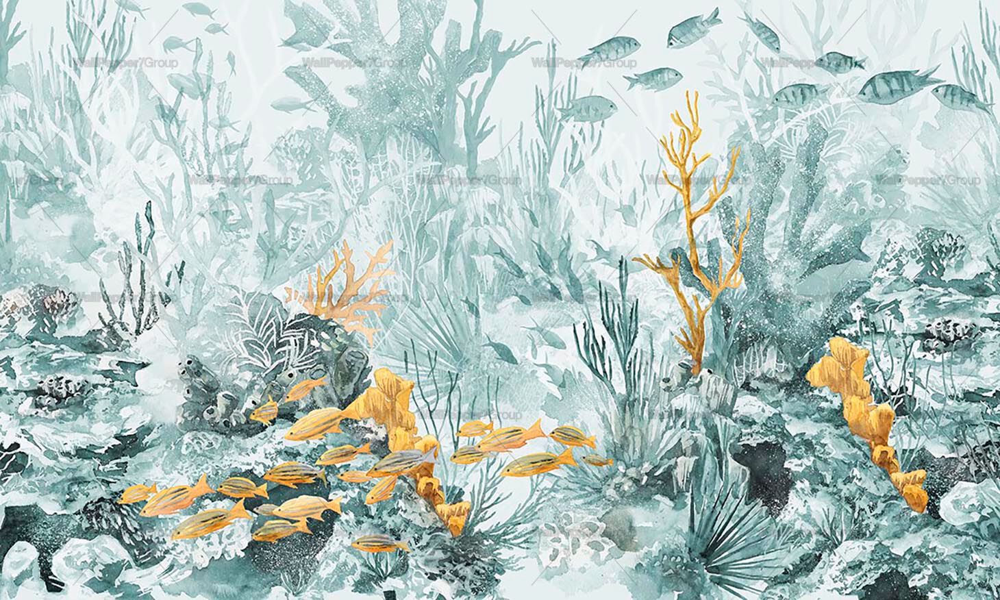 Обои из натурального ПВХ, экологически чистые, моющиеся WallPepper REEF ARCH-00104690 - Вид №3