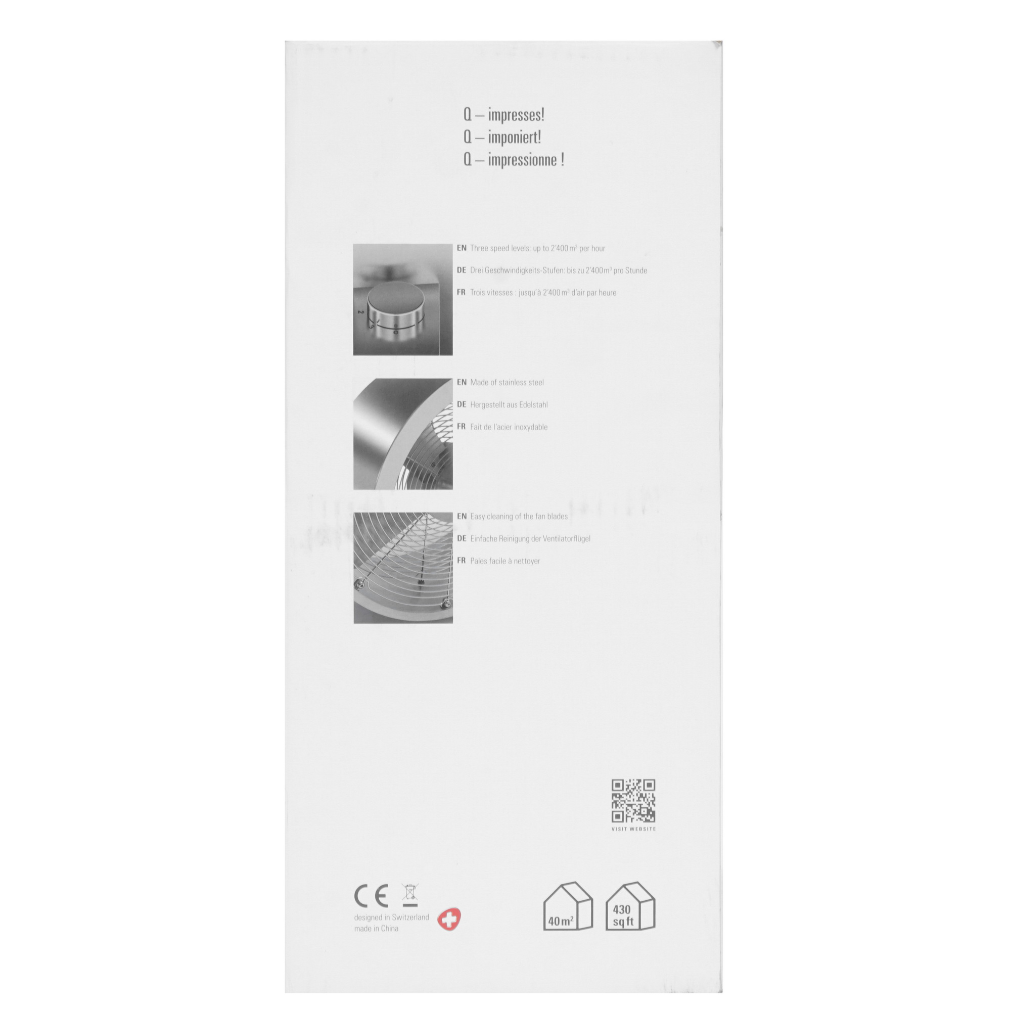 1241352 Вентилятор Stadler Form Q-002  серебристый STDN-0077867 - Вид №6