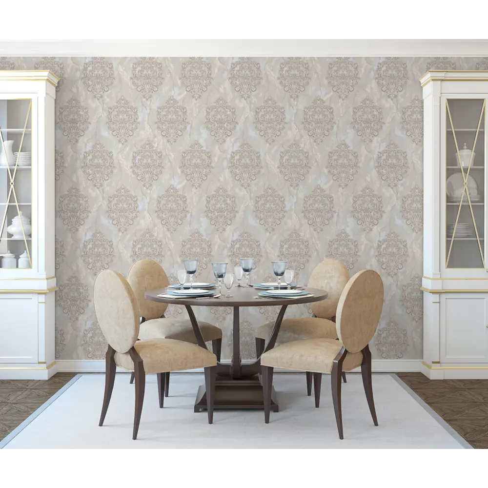 85263854 Обои флизелиновые WallSecret Botticelli бежевые 1.06 м 8638-27 STLM-0060643 - Вид №2