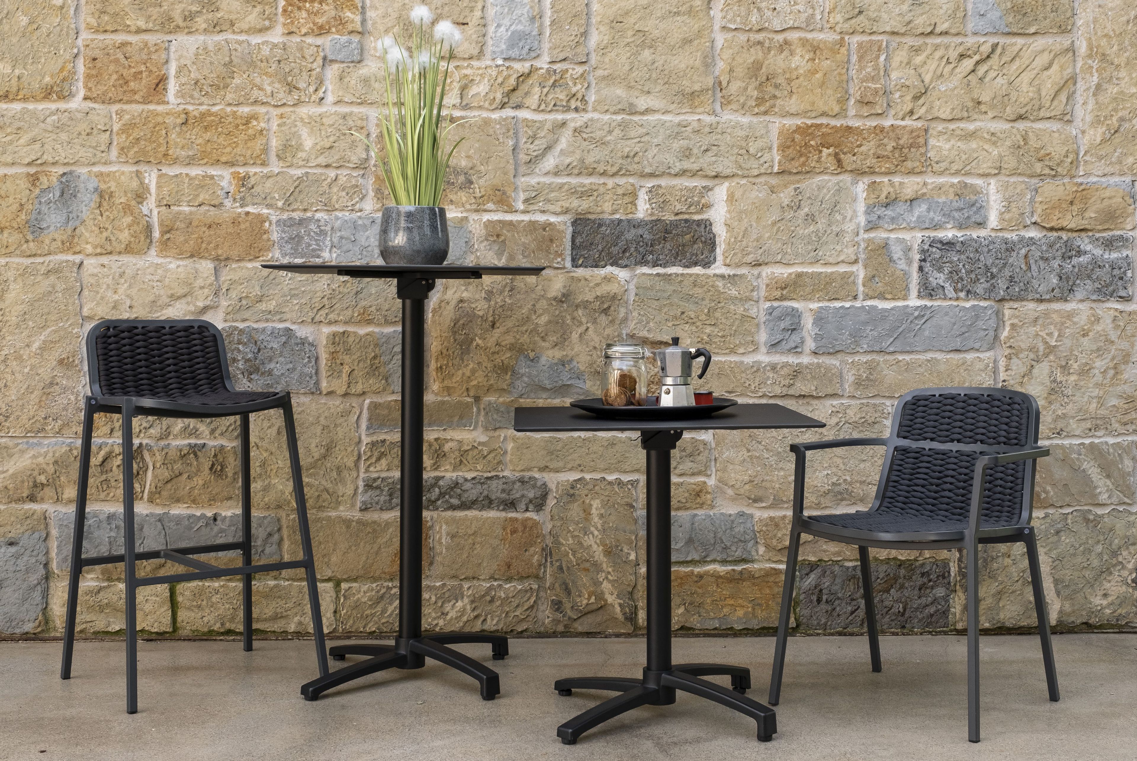 Штабелируемый садовый стул с подлокотниками DRIGANI Nida ARCH-00049823 - Вид №5