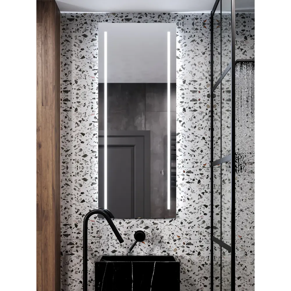 Зеркало Omega Glass Kascata с LED-подсветкой и сенсорным управлением 60x150 см 89343324 STLM-1002568 - Вид №8