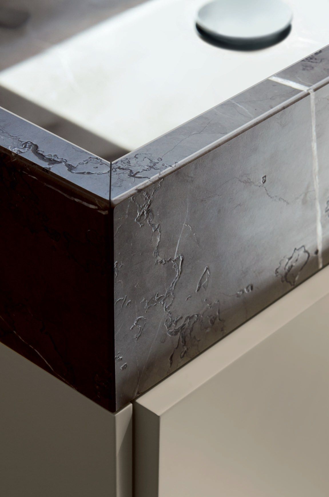 Мраморная раковина на столешнице / подвесе Rexa R1 ARCH-00059734 - Вид №4