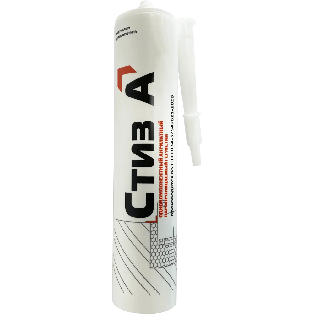 САЗИЛАСТ Стиз А - профессиональный акриловый герметик для оконных швов 82250229 STLM-0023116