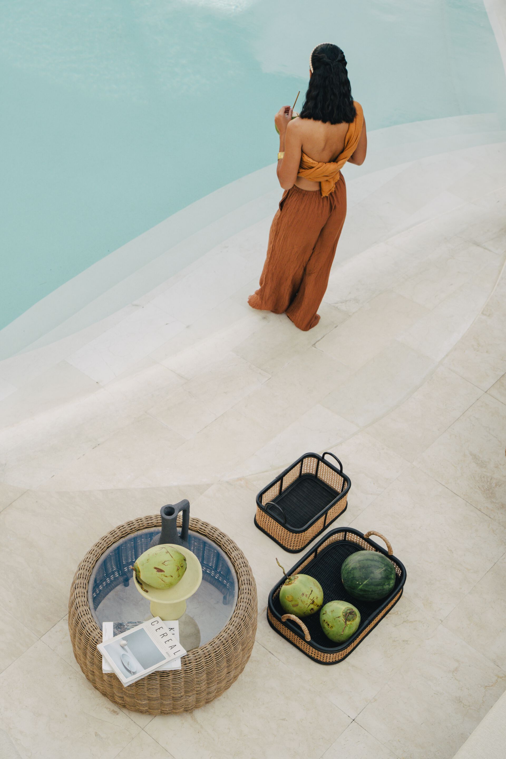 Круглый веревочный садовый столик cbdesign Zoya ARCH-00108245 - Вид №4