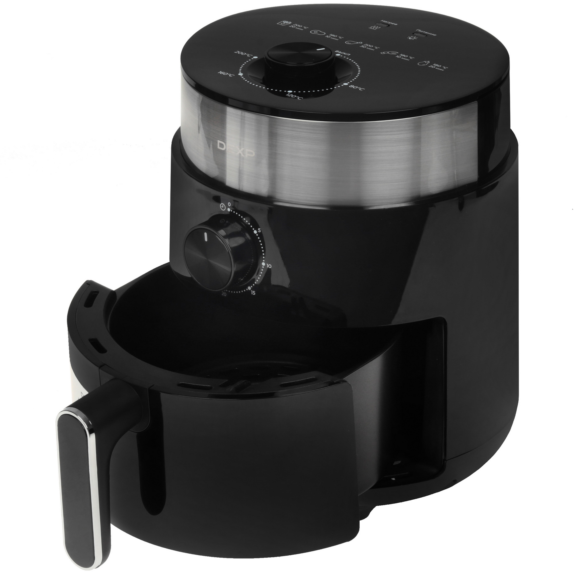 9031850 Аэрогриль DEXP AGR-1225 черный STDN-0053182 - Вид №2