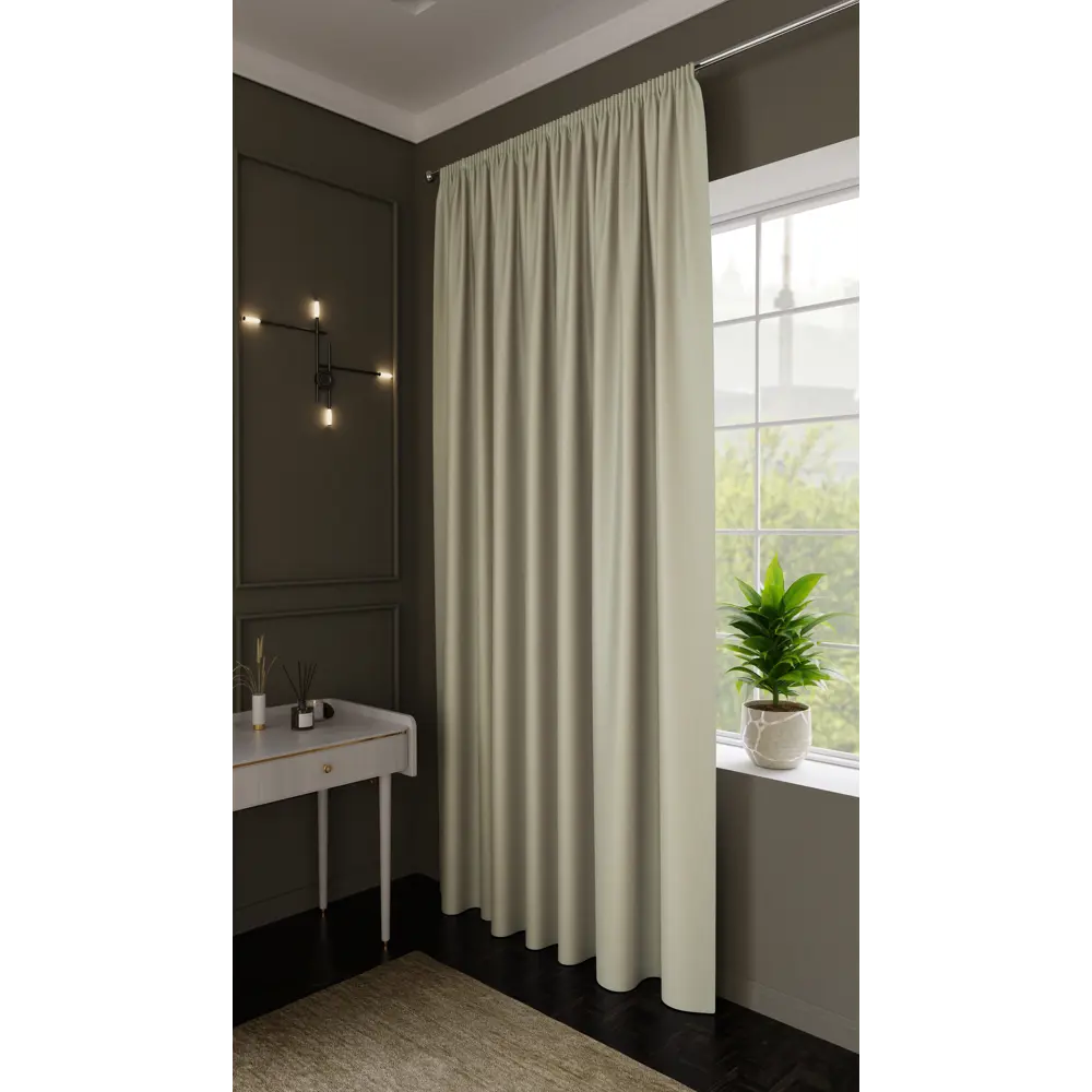 Штора MIAMOZA Dora бежевая 200×280 см 89426344 STLM-1581065