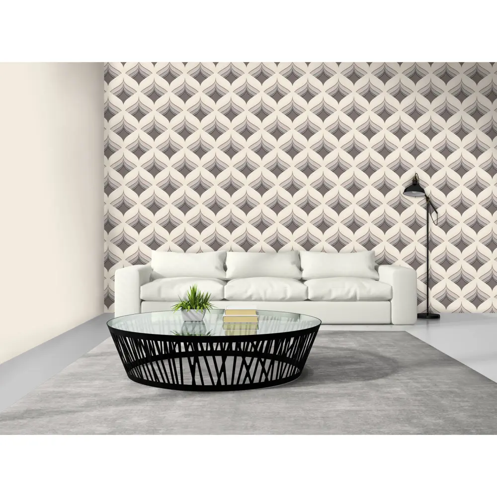 Обои флизелиновые 1.06х10 м фон бежевый ED 1090-12 18595621 STLM-2173899 EURO DECOR  - Вид №2