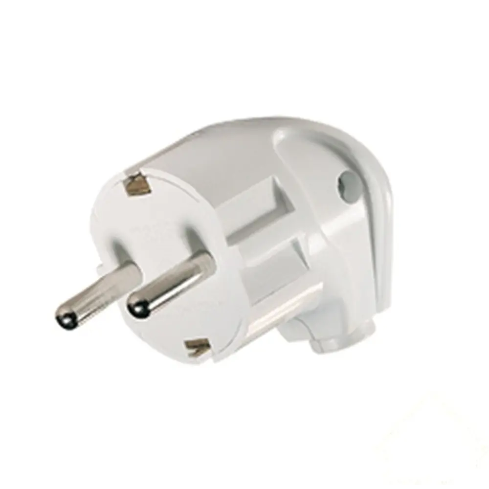 Вилка с заземлением Makel 220 В цвет белый STLM-2132808