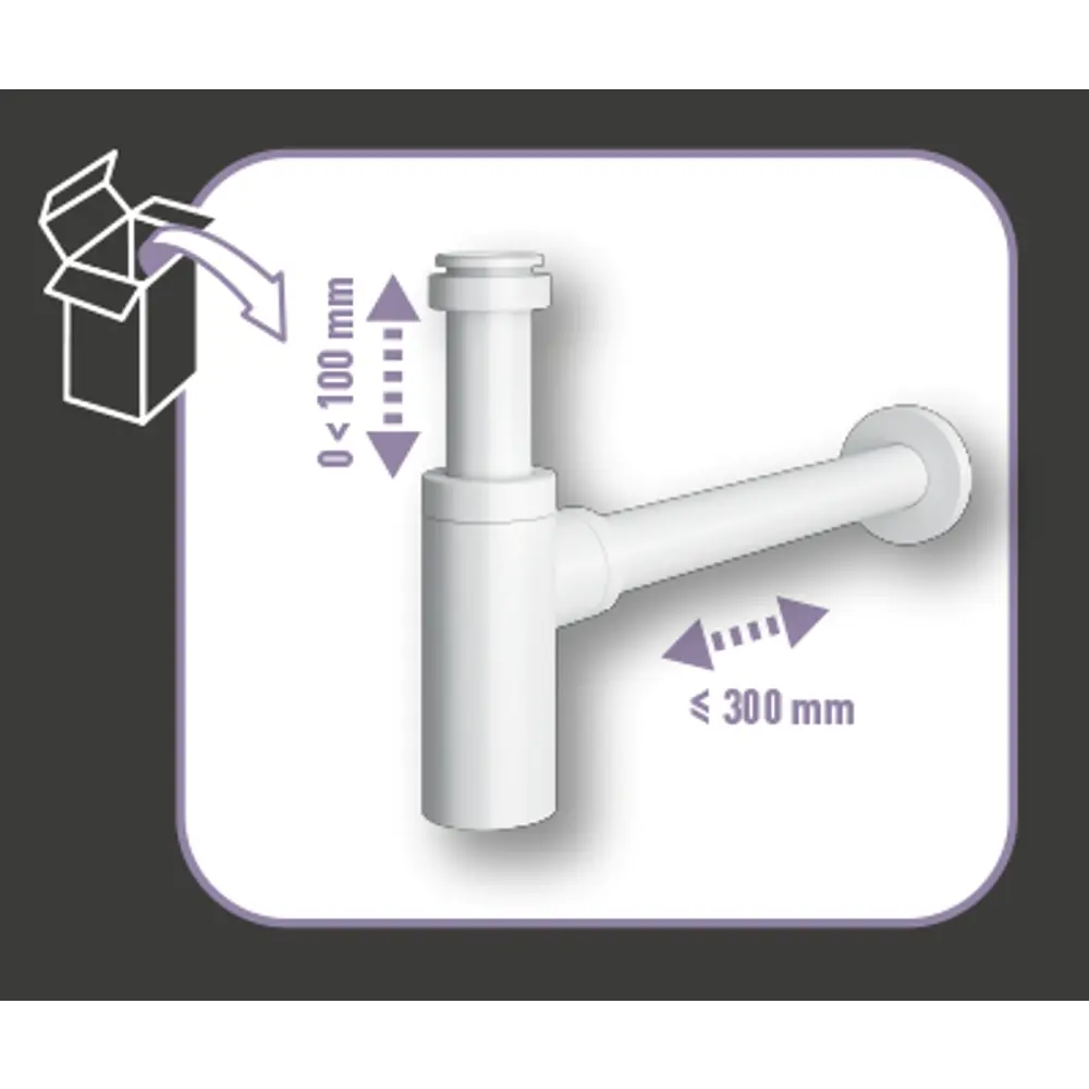 Сифон бутылочный Monlid для раковины без перелива 32 мм 89374485 STLM-1573656 - Вид №6