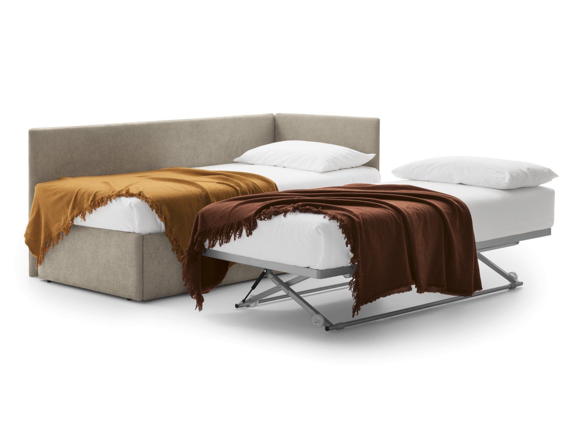 Односпальная кровать с мягким изголовьем Bolzan Line ARCH-00087243 - Вид №17