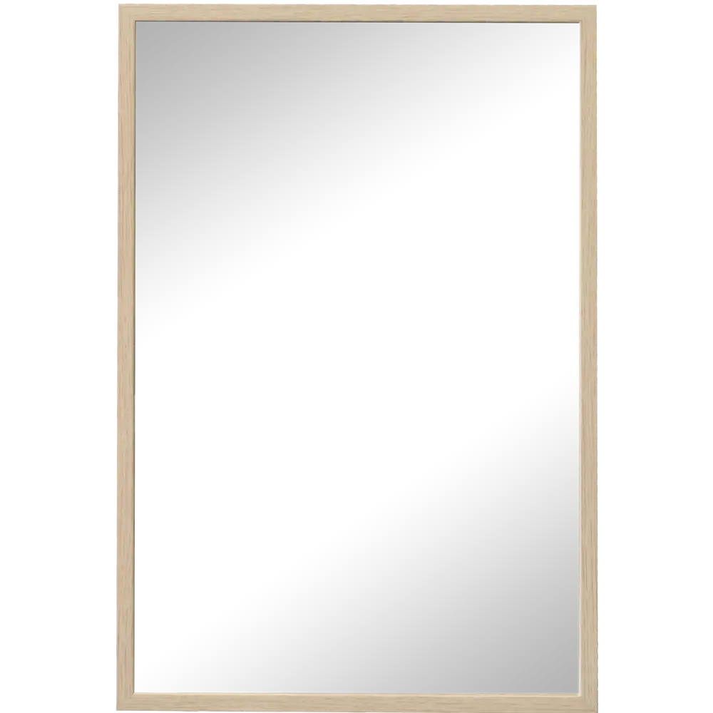 Зеркало декоративное Milo, прямоугольник, 40x60 см, цвет дуб 82143164 STLM-2005564 INSPIRE 