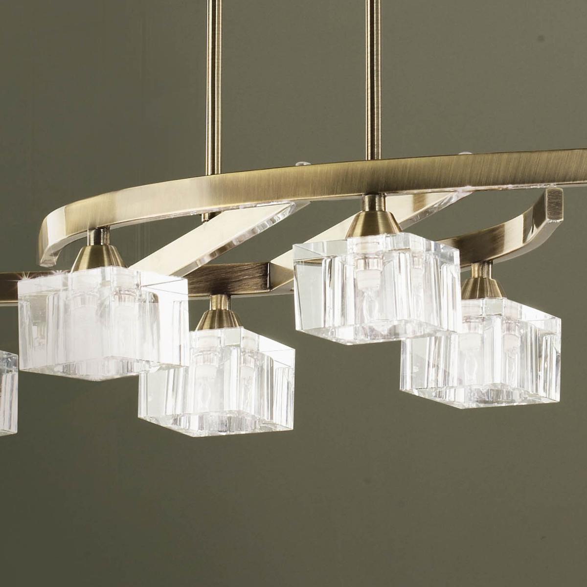 099673 Люстра подвесная MANTRA CUADRAX 1106 Mantra Cuadrax  - Вид №2