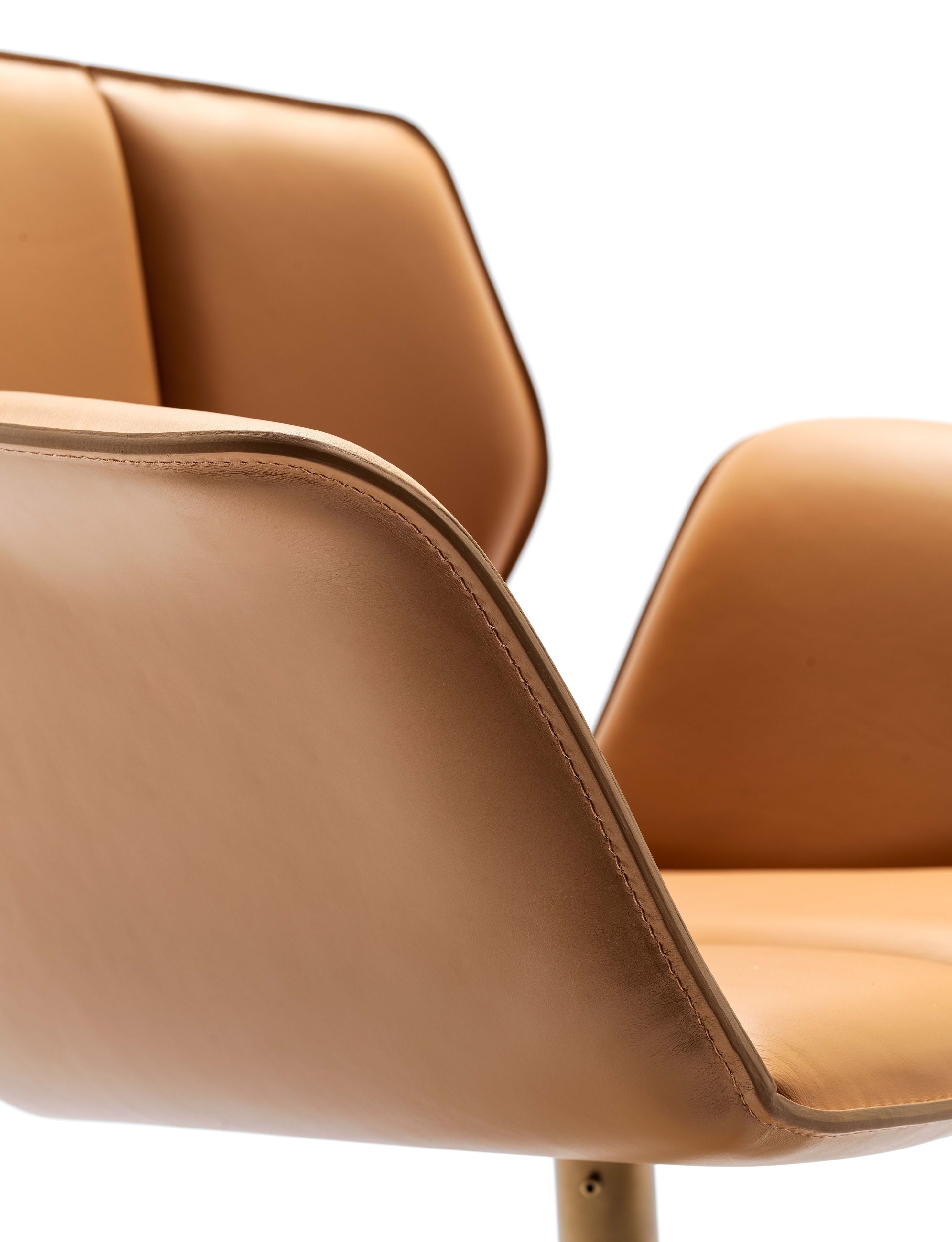 5 спиц подлокотник кожаный поворотный операционный офисный стул Fasem Fosca ARCH-00099102 - Вид №8