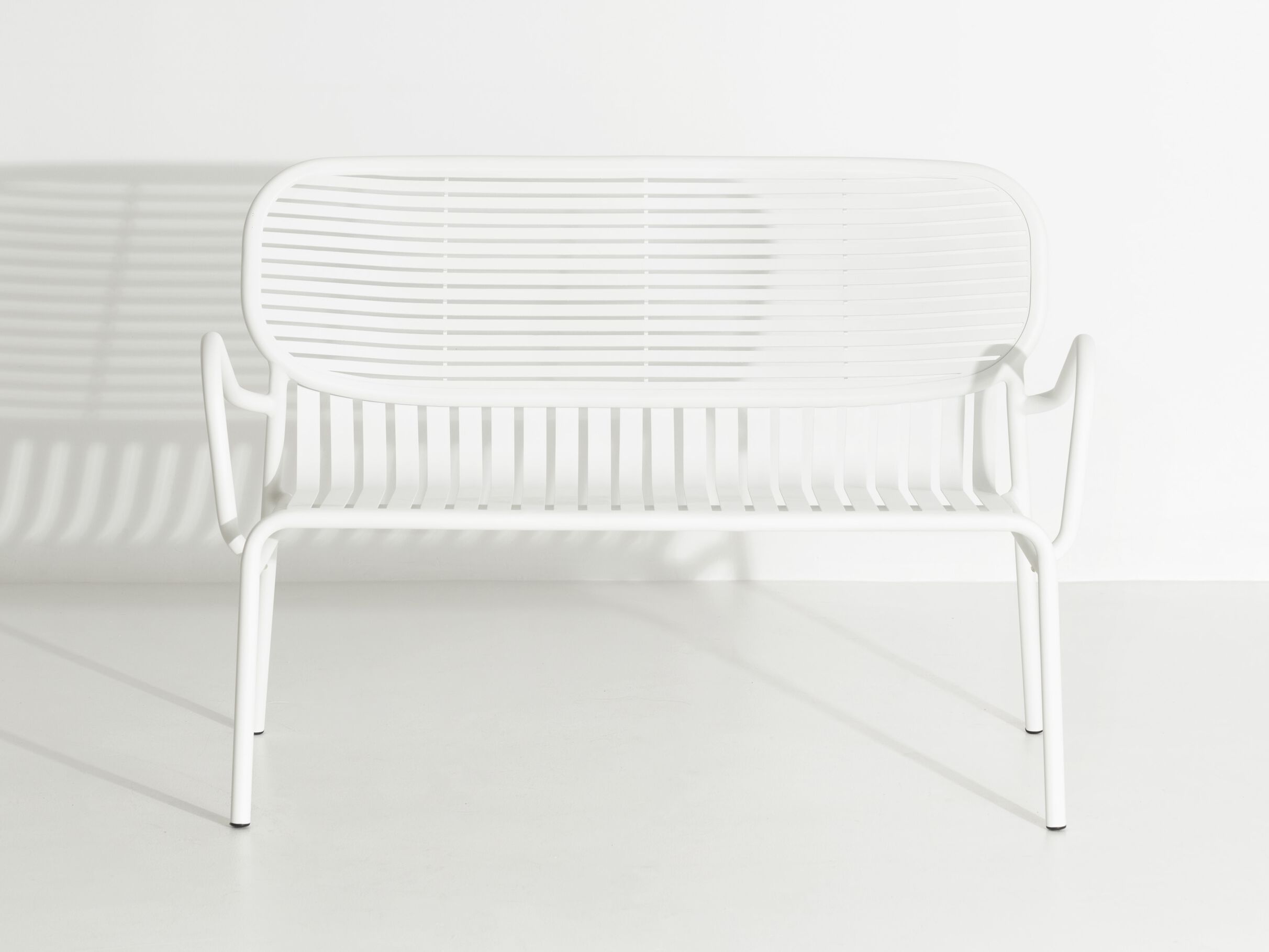 Алюминиевая садовая скамейка с порошковым покрытием с подлокотниками Petite Friture выходные ARCH-00120153 - Вид №11